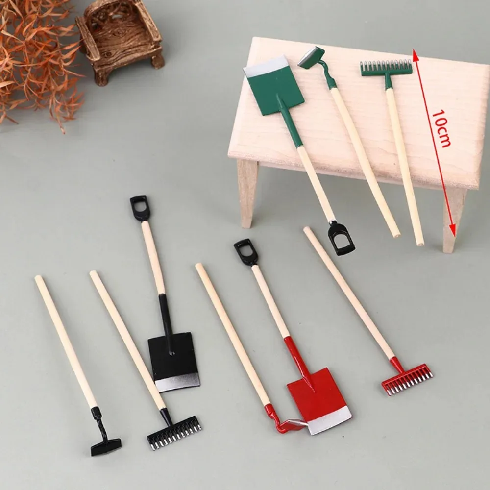Gardening Tools Green - 1:12 Dollhouse Miniature Gardening Tools 3Pcs