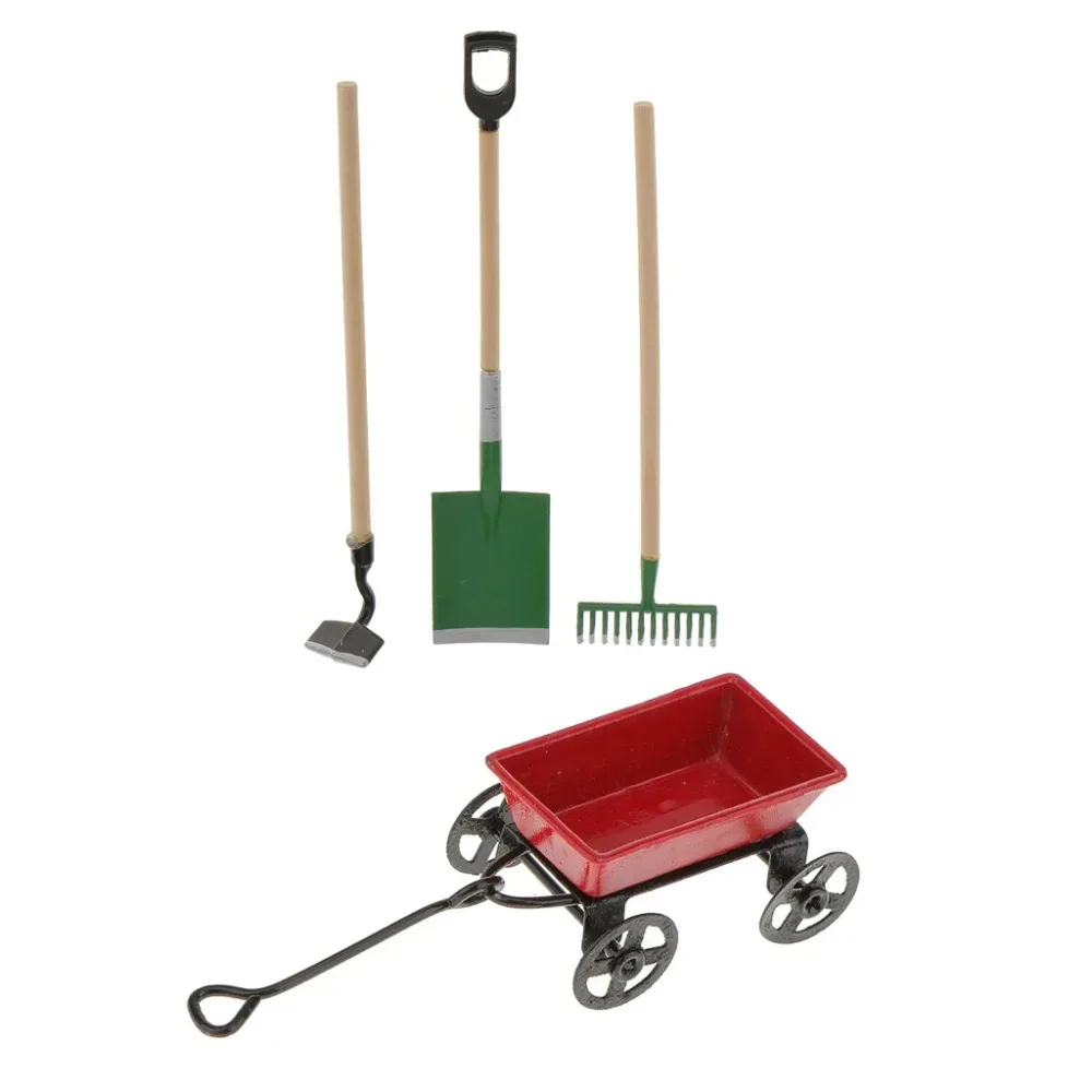 1:12 Dollhouse Miniature Garde - đánh giá và giá Gardening Tools Green