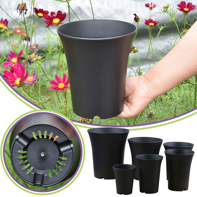 10pcs Thickened Flowerpot High - đánh giá và giá Gardening Tools Green