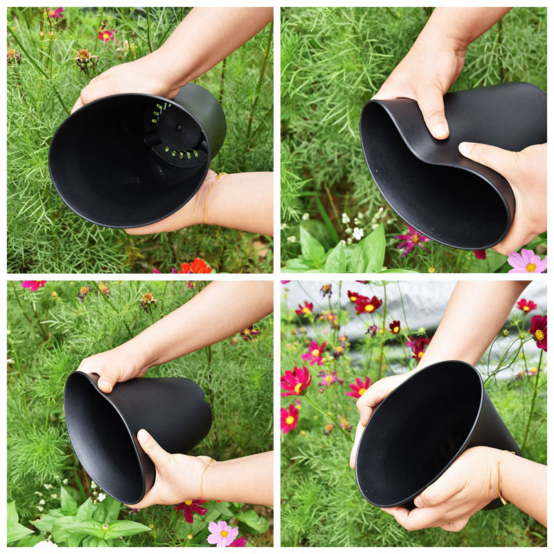 10pcs Thickened Flowerpot High - đánh giá và giá Gardening Tools Green