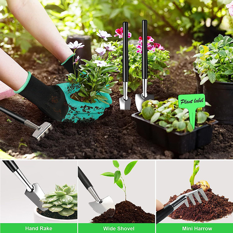Multifunctional 24-Piece Ergon - đánh giá và giá Gardening Tools Shovel