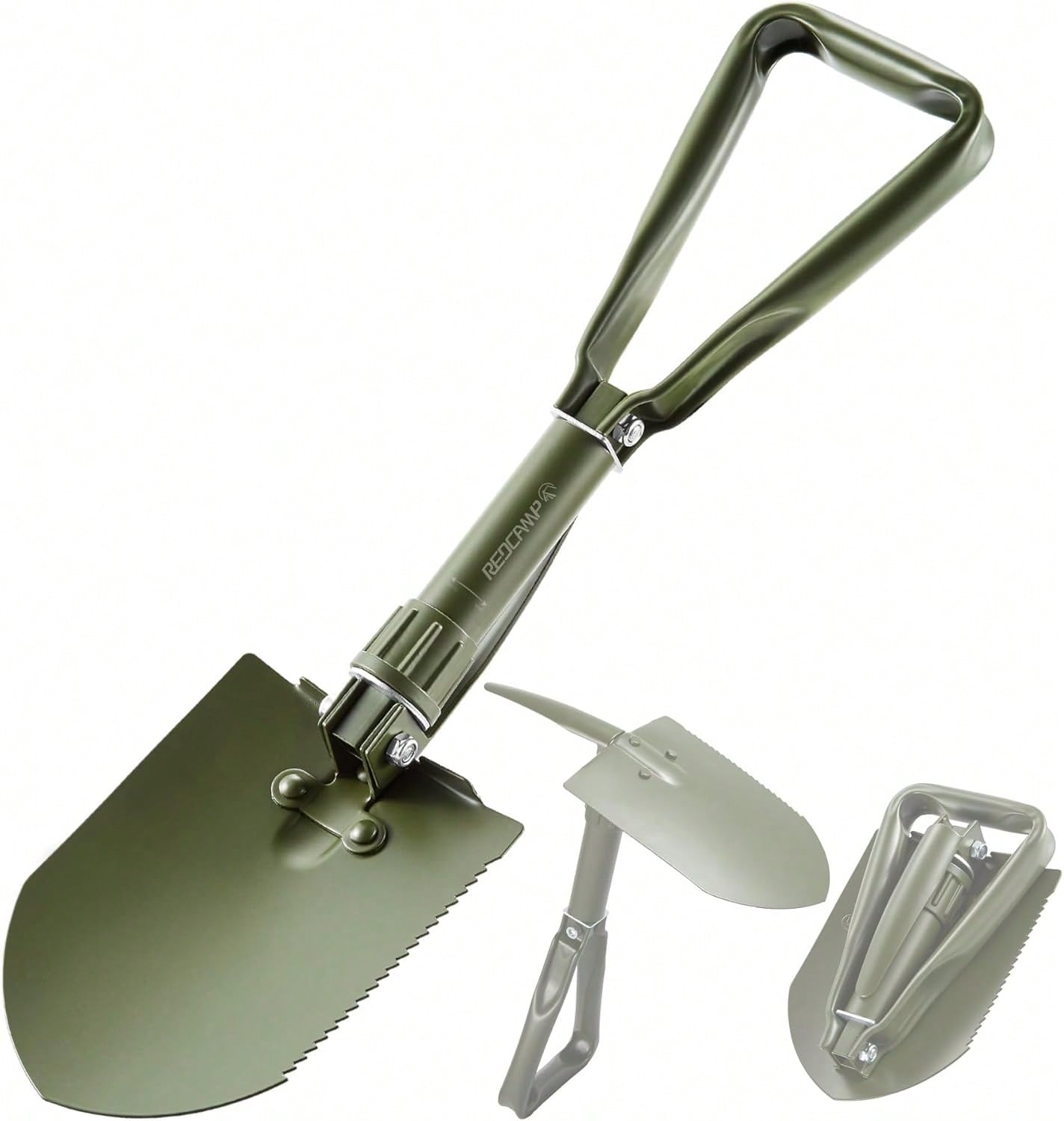 23 Inch Folding Camping Shovel - đánh giá và giá Gardening Tools Green