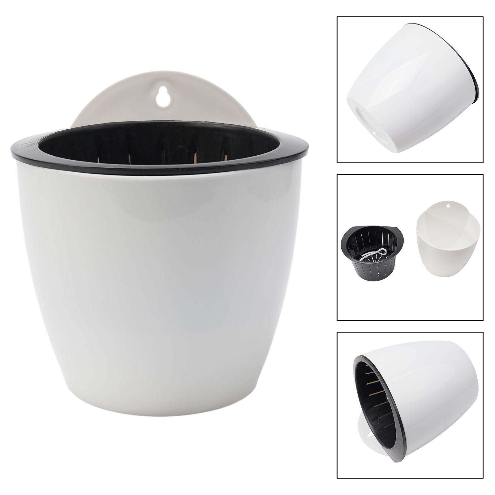 1X Wall-Mounted Flower Pot Aut - đánh giá và giá Gardening Tools Green