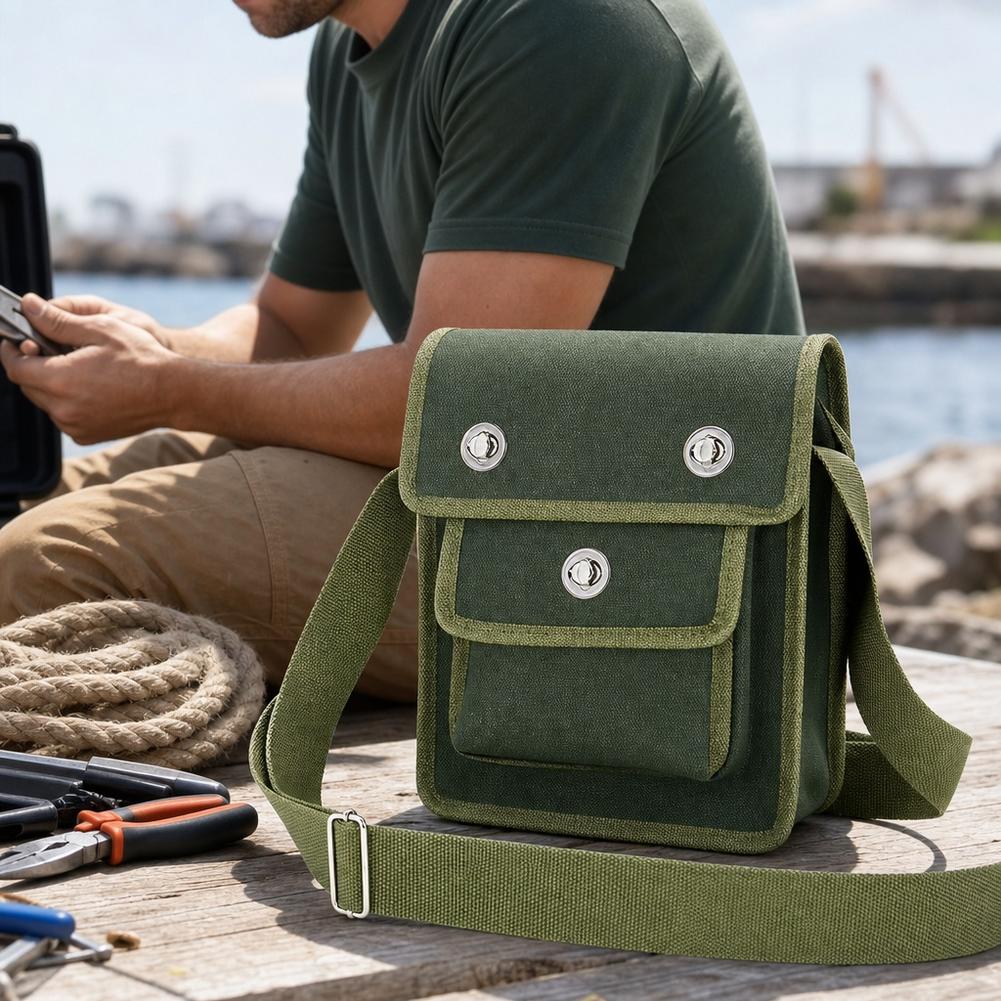 Green Canvas Tool Bag Thicken  - đánh giá và giá Gardening Tools Green